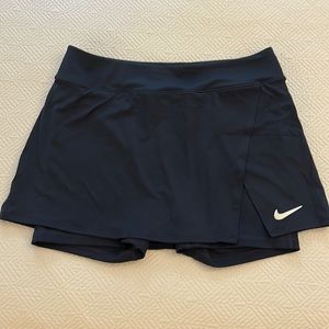 Nike Victory straight tennis skirt - Navy blue
